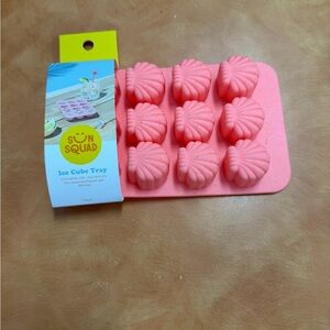Sun Squad Pink Mermaid Sea Shell Ice Cube Tray Or Candy Mold